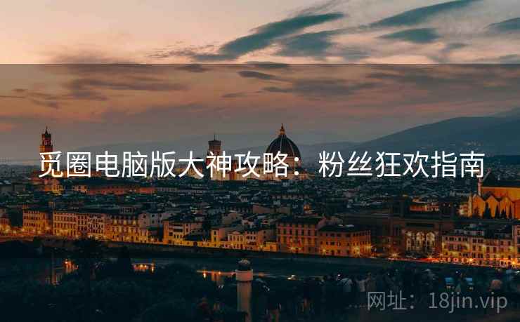 觅圈电脑版大神攻略：粉丝狂欢指南