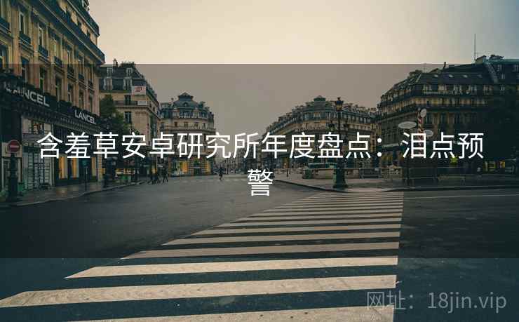 含羞草安卓研究所年度盘点：泪点预警